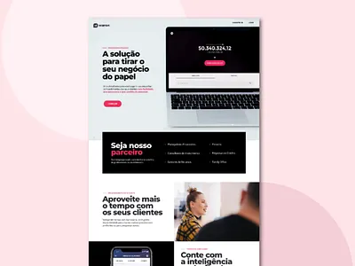 Warren B2B - Landing 2.0 b2b design digital product finance homepage interaction interface investment landing page product design product designer site ui user experience ux web webdesign webdesigner website