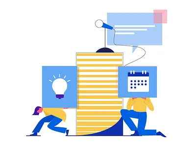 Event Speaker calendar chat event idea illustrator mohanraj speaker