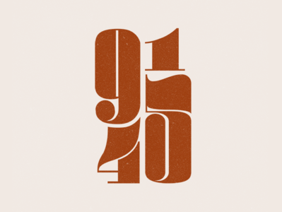 Number Typography address code design five four logo lynx nine number one philadelphia typography zip