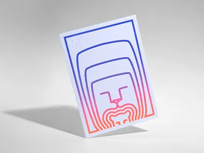 Lion Print earth day illustration letterpress lion wild cat