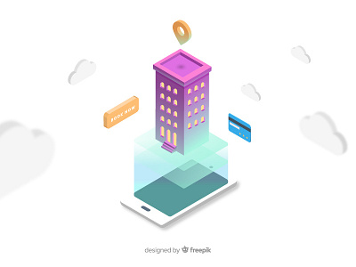 Hotel Booking Concept aplication app book booking card cloud credit device hotel internet mobile network online room smartphone technology web