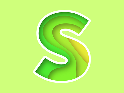 Letter S 36daysoftype papercut