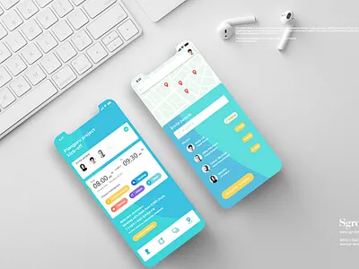 项目流程管理软件APP界面UI设计 app ui设计 brand sgr design.com ui
