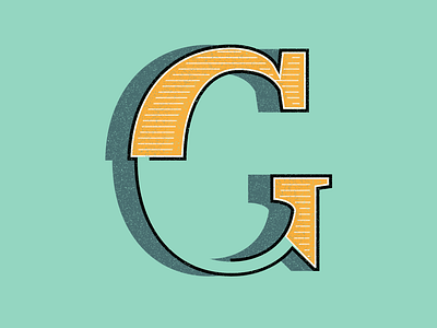 36 Days of Type: G 36days g 36daysoftype 36daysoftype 06 letter typeface