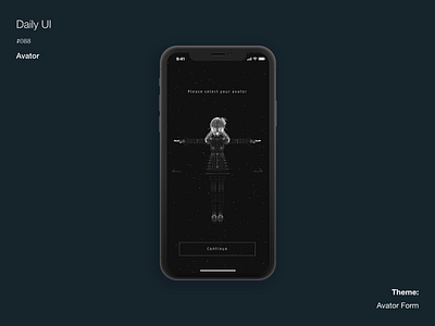 Daily UI #088 Avator adobexd dailyui