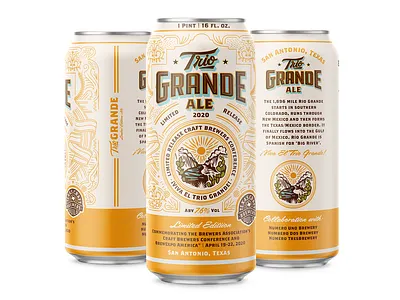 2020 Craft Brewers Conference beer art beer can can design craft beer packaging design texas