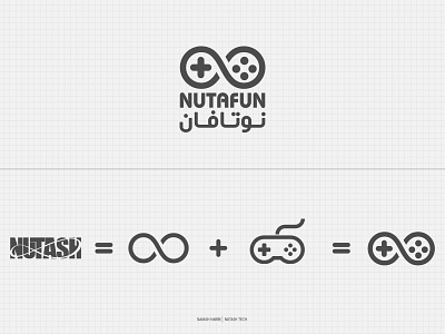 Nutafun Logo Design branding clean design icon illustration illustrator iran lettering logo minimal tehran type typography vector