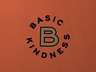 Basic Kindness No. 2 branding design graphic identity logo mark non profit type typography