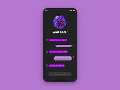 Direct Messaging - DailyUI - 013 chat contact contacts dailyui dailyui 013 experience friend friends hangout interface message messaging messaging app social social app ui ui ux user ux