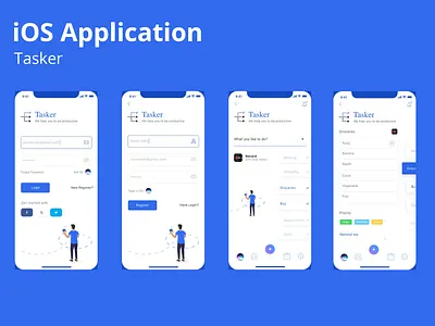 To Do List App iOS Application app design ios app list reminder to do