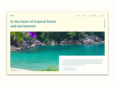 Web Layout Exploration | 05 design inspiration layout sketch tourism web design