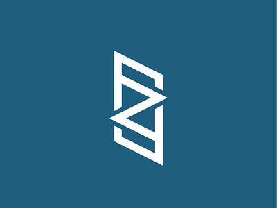 Letter "Z" branding flat identity logo type