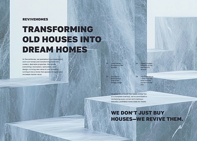 ReviveHomes figma landing page ui ux web app web design