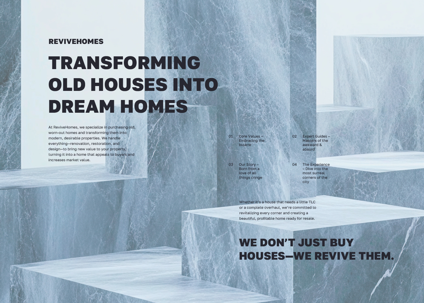 Example of Minimalistic Landing Page Design