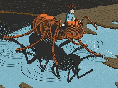 Illustration for a children book about the life of M . C. Escher children book illustration m. c. escher