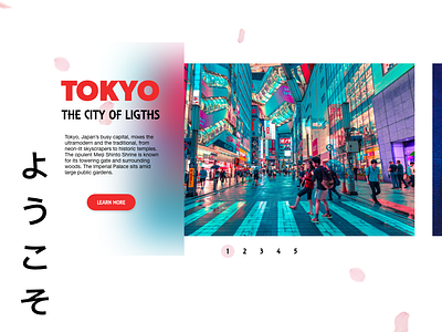 Page slider for Travel Website adobexd branding future graphic design slider travel uiux web design
