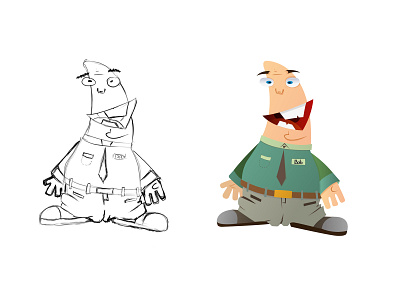 Bob Sack 💰 character illustration marton kocsis sonkas citrom