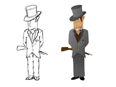 Tom Tall 🚬 character illustration marton kocsis sonkas citrom