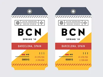 Barcelona '19 barcelona design identity offf tag travel traveling typogaphy