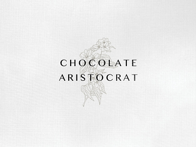 Chocolate Aristocrat Tea Packaging branding design minimalism package design typography