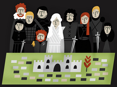 Game of Thrones fanart gameofthrones got illustration