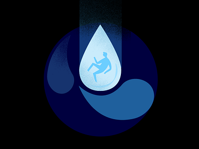 Mental Illness alone darkness depression droid serif icons illustration infographic mental illness people person space vector water drop