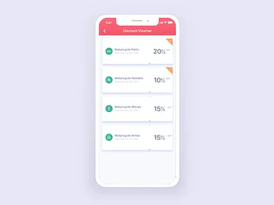 Voucher app design design app flat ios layout mobile ui ux vietnam voucher