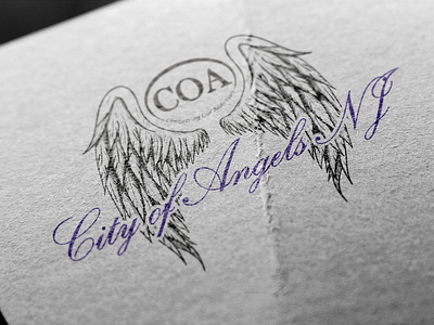 City Of Angels Logo Design branding design illustration logo vector
