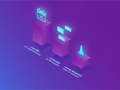 Illustration Poupa Tempo illustration isometric