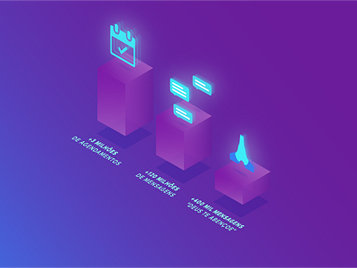 Illustration Poupa Tempo illustration isometric