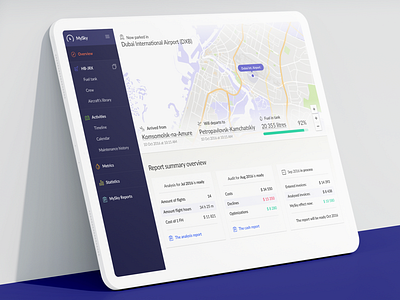 MySky Product Design analytics app avia dashboard design fintech flat flight minimal typography ui ux web website