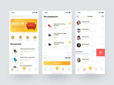 Used furniture social e-commerce mac app ui ux web 图标 应用 网页 网页设计 设计