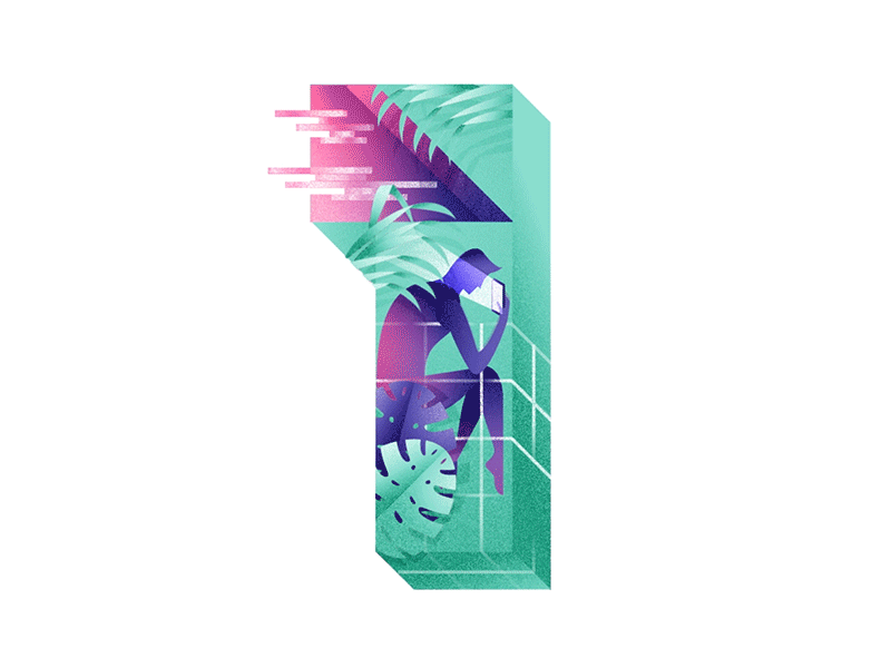 Area Code – LA 1 addict after effects grain illustration motion phone pool