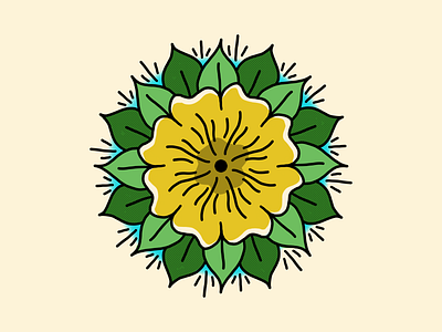 Primrose Flash flower primrose procreate tattoo tattoo flash
