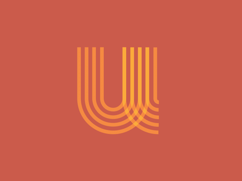 U 36daysoftype after effects animation design flat illustration movie sketch typography vector