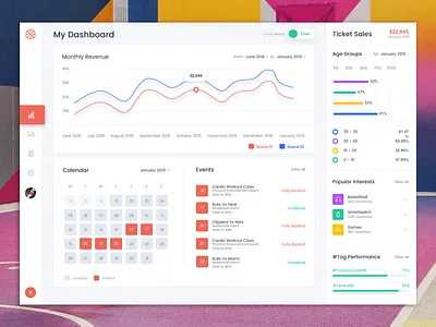 Basketball Court Management Web Application app application australian ball basketball basketball court branding dashboard design interface management player sports system test ui ui design user ux ux design