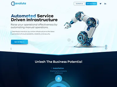 Home creative design home page website