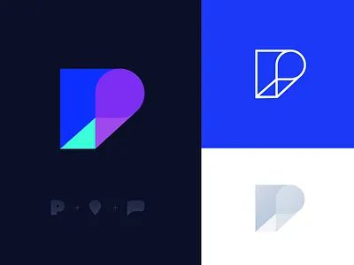 Social network Logo app brand concep date graphicdesign icon logo map message social typography vector