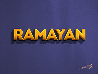 Ramayan Typography fonts typefaces typogaphy