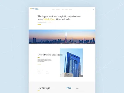 Landing Page Concept branding corporate flat design flat ui ux web design