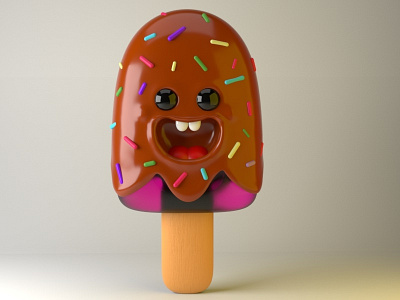 Paletón 3d animation arte 3d c4d charachter design cinema4d color diseño illustration ilustración kawaii render