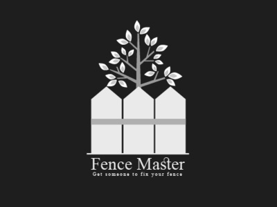Fence branding design icon illustration illustrator logo typography vector