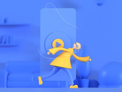 Run. 3d blender3d blender3dart design illustration ui