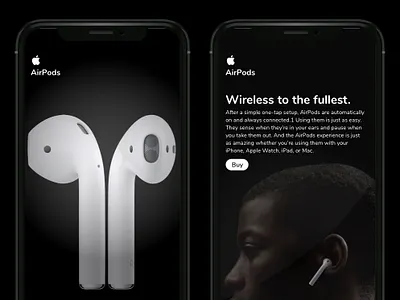 Airpods airphones airpods app apple art dubai flat interface ios ui ux