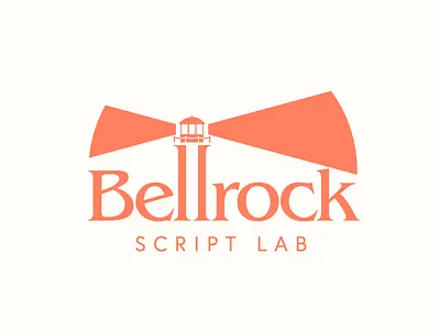 Bellrock Script Lab branding garamond lighthouse logo scotland script