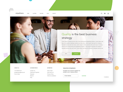 Landing page design marketing agency ui design web design