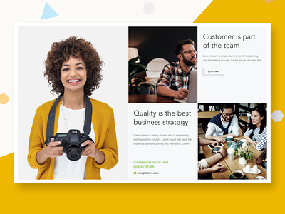 landing page concept home landing page website