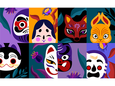 mask illustration