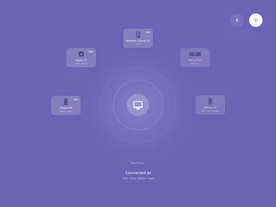 Connect Your Devices app apple application branding cards concept design icon illustration typography ui ux vector
