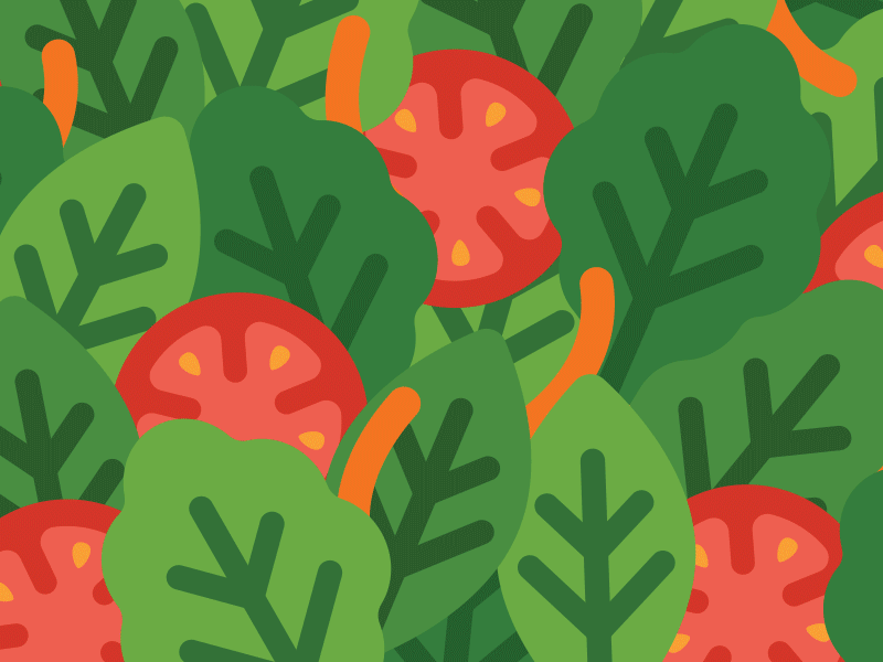 Cravings animation cheese cycle donut food illustration loop motion noodles pizza salad